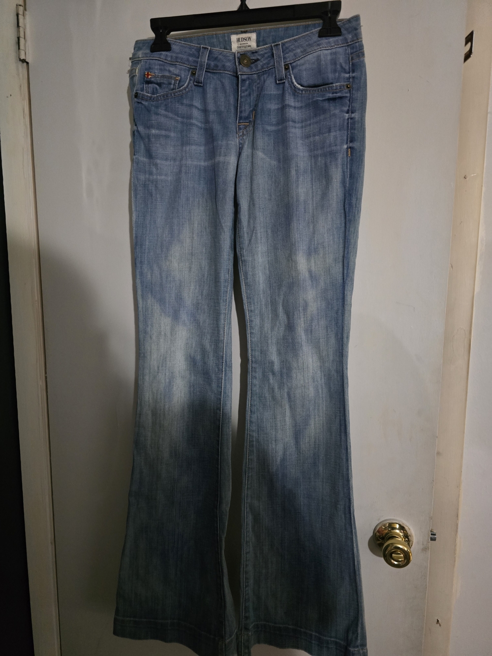 Hudson Jeans Women’s Light Blue Flare Jeans Size 26 Length 36 ,fact Inside Patch